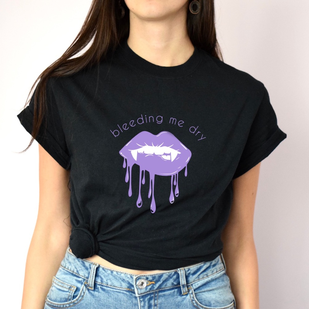 BLEEDING ME DRY Vampire GUTS Olivia Rodrigo Shirt